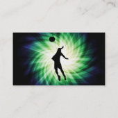 Carte De Visite Volley-ball cool (Dos)