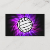 Carte De Visite Volley-ball violet (Dos)