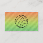 Carte De Visite Volleyball ; (Dos)