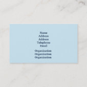 Carte de visite volontaire (Dos)