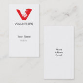 Carte De Visite Volontaires (Devant / Derrière)