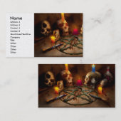 Carte De Visite VooDoo - Le pouvoir de Voodoo (Devant / Derrière)