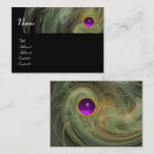 Carte De Visite VORTEX CLAIR AMÉTHYST orange gris jaune noir (Devant / Derrière)