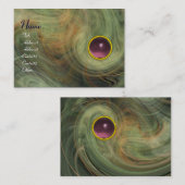 Carte De Visite VORTEX CLAIR AMÉTHYST rose jaune gris (Devant / Derrière)