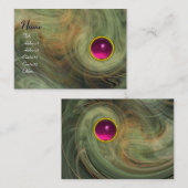 Carte De Visite VORTEX CLAIR AMÉTHYST rose jaune gris (Devant / Derrière)