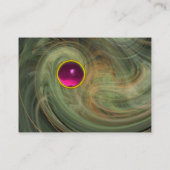 Carte De Visite VORTEX CLAIR AMÉTHYST rose jaune gris (Dos)