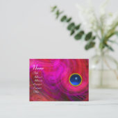 Carte De Visite VORTEX CLAIR BLEU SAPPHIRE violet rouge jaune (Debout devant)
