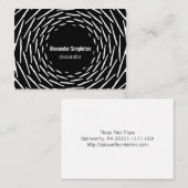 Carte De Visite Vortex de trappe (Devant / Derrière)