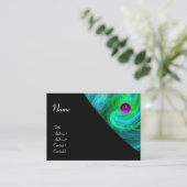 Carte De Visite VORTEX LÉGER AMÉTHYSE bleu vert jaune noir (Debout devant)