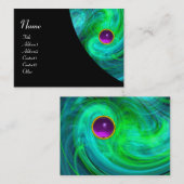 Carte De Visite VORTEX LÉGER AMÉTHYSE vert jaune bleu noir (Devant / Derrière)