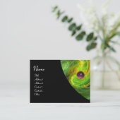 Carte De Visite VORTEX LÉGER AMÉTHYSE vert jaune orange noir (Debout devant)