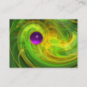 Carte De Visite VORTEX LÉGER AMÉTHYSE vert jaune orange noir (Dos)