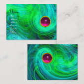 Carte De Visite VORTEX LÉGER AMÉTHYST vert jaune bleu violet (Devant / Derrière)