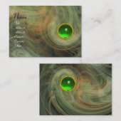 Carte De Visite VORTEX LÉGER EMERALD vert jaune gris (Devant / Derrière)
