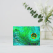 Carte De Visite VORTEX LÉGER EMERALD vert jaune orange bleu (Debout devant)