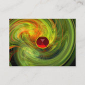 Carte De Visite VORTEX LÉGER RUBY - jaune orange vert noir rouge (Dos)