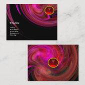 Carte De Visite VORTEX LÉGER RUBY- violet rose violet violet rouge (Devant / Derrière)
