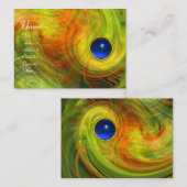 Carte De Visite VORTEX LÉGER SAPPHIRE rouge jaune orange bleu (Devant / Derrière)