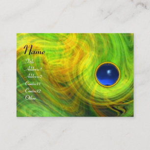 Carte De Visite VORTEX LÉGER SAPPHIRE vert jaune orange bleu