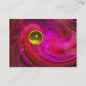 Carte De Visite VORTEX LÉGER TOPAZ jaune rouge rose violet (Dos)