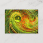 Carte De Visite VORTEX LÉGER TOPAZ noir jaune orange vert (Dos)