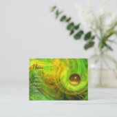 Carte De Visite VORTEX LÉGER TOPAZ vert jaune orange bleu (Debout devant)