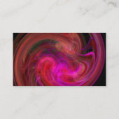 Carte De Visite VORTEX LUMINEUX, fuchsia rouge vif (Dos)