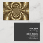 Carte De Visite Vortex Or (Devant / Derrière)