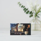 Carte De Visite Vos Photos Astrologue Céleste SciFi (Debout devant)