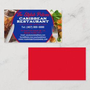 Carte De Visite Vos Photos Caribbean Restaurant Services de restau
