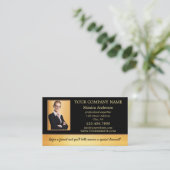 Carte De Visite Vos Photos Professionnel Orientation (Debout devant)