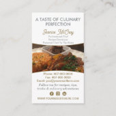 Carte De Visite Vos Photos Restaurant Chef Services de restauratio (Devant)