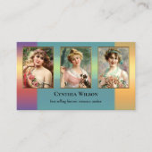 Carte De Visite Vos Photos Romance Auteur Livre Couverture (Devant)