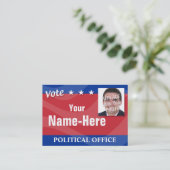 Carte De Visite VOTE - Campagne politique (Debout devant)