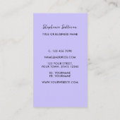 Carte De Visite Votre arbre professionnel (Dos)