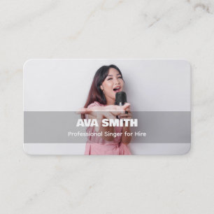 Carte De Visite Votre chanteuse parfaite pour n'importe quelle occ