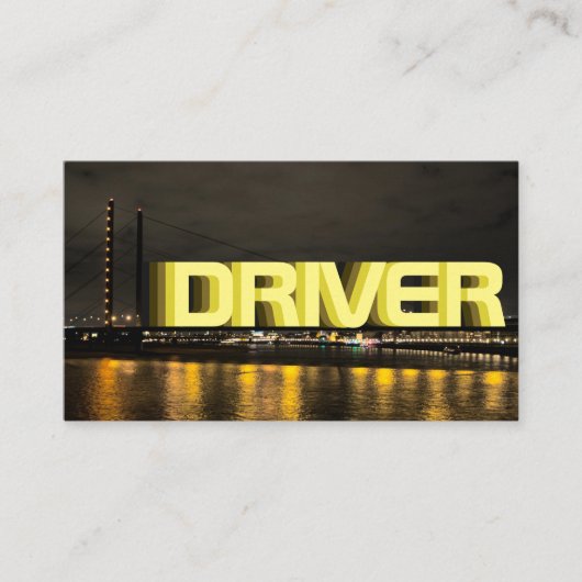 Carte De Visite Votre chauffeur de taxi (Devant)