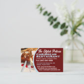 Carte De Visite Votre Chef Cuisinier Cuisine Services de restaurat (Debout devant)