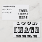 Carte De Visite Votre conception ici (Devant / Derrière)