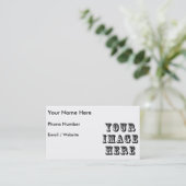 Carte De Visite Votre conception ici (Debout devant)