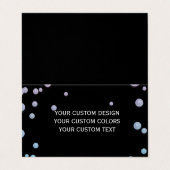 Carte De Visite Votre conception personnalisée ici - (Extérieur déplié)