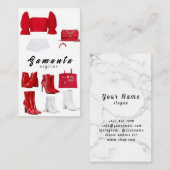 Carte De Visite Votre concierge de style personnel (Devant / Derrière)