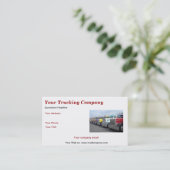 Carte De Visite Votre entreprise de camionnage (Debout devant)