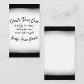 Carte De Visite Votre image ici- (Devant / Derrière)