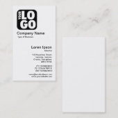 Carte De Visite Votre logo - blanc (Devant / Derrière)