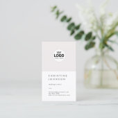 Carte De Visite votre logo design simple (Debout devant)