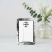 Carte De Visite Votre logo Smokey gothique Bow Clip Display Card (Debout devant)