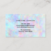 Carte De Visite votre logo sur pastel abstrait arrière - plan (Dos)