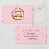 Carte De Visite votre logo sur stars motif (Devant / Derrière)