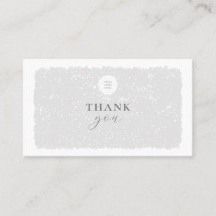 Carte De Visite Votre Merci Logo Pour Votre Achat